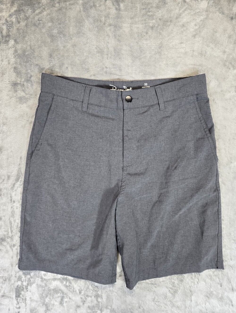 Panama Jack Hybrid Board Shorts Size 32 Gray Performance